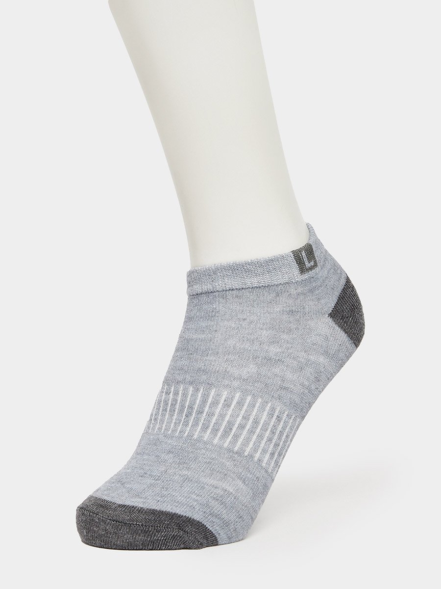 Pack of 5 - Contrast Detail Ankle Socks