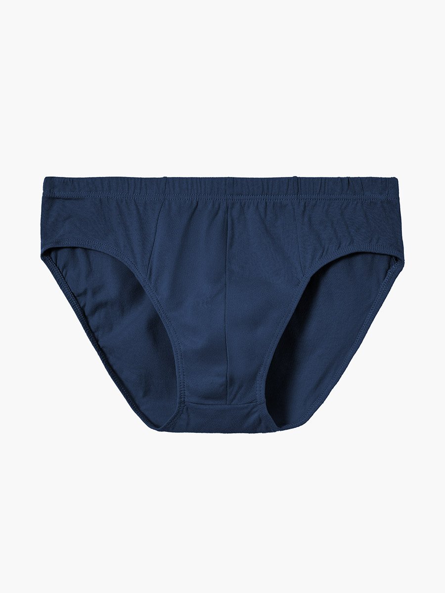 Navy Blue Solid Brief