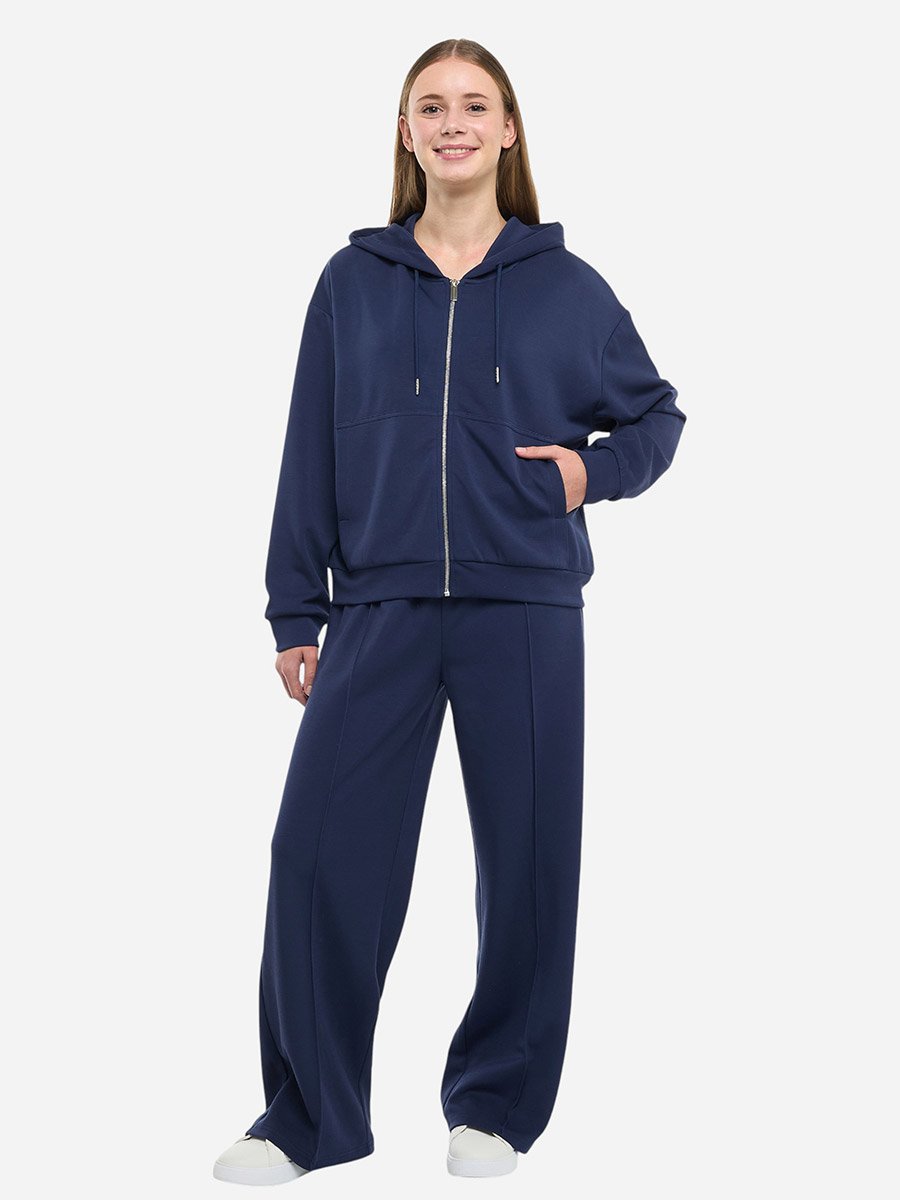 Navy Zip Up Hoodie and Joggers Co-Ords