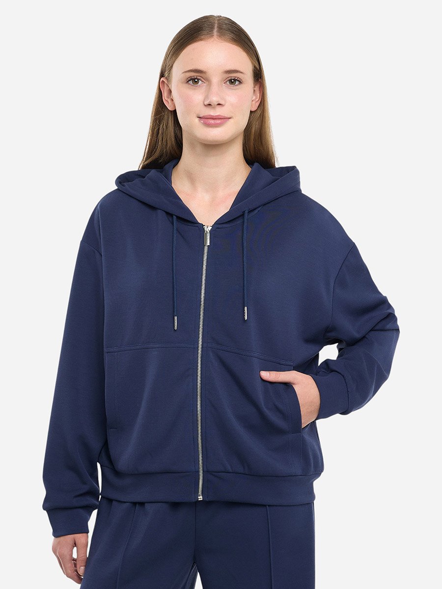 Navy Zip Up Hoodie and Joggers Co-Ords