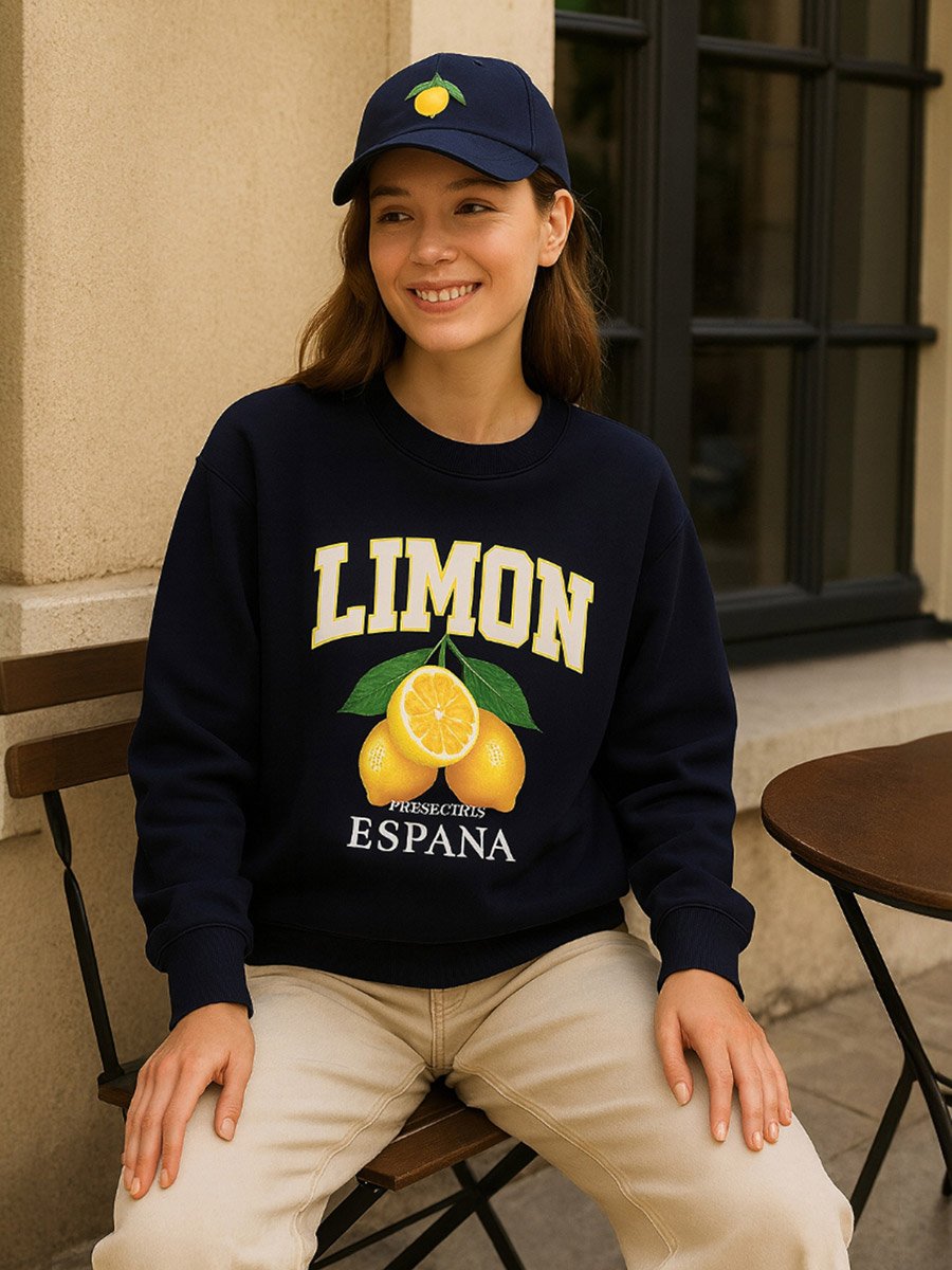 Limon Espana Graphic Sweatshirt - 100% Cotton Fleece