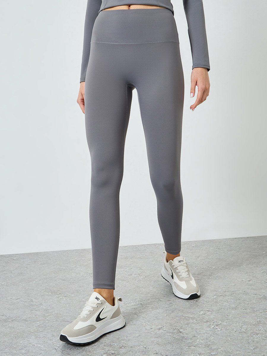 Stitch Detail Long Sleeve Top and Leggings Set