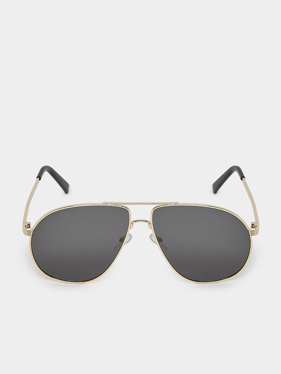 Black Aviator Sunglasses