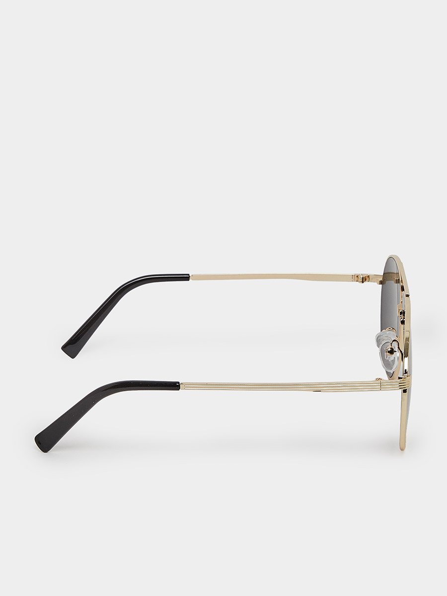 Black Aviator Sunglasses