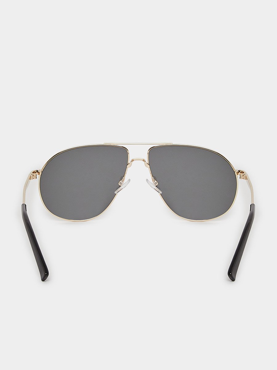 Black Aviator Sunglasses