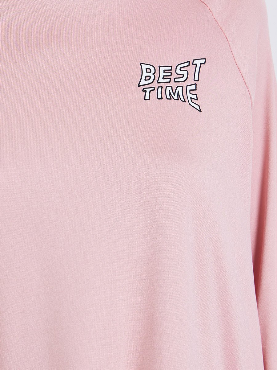 Women Slogan Raglan Sleeve T-Shirt