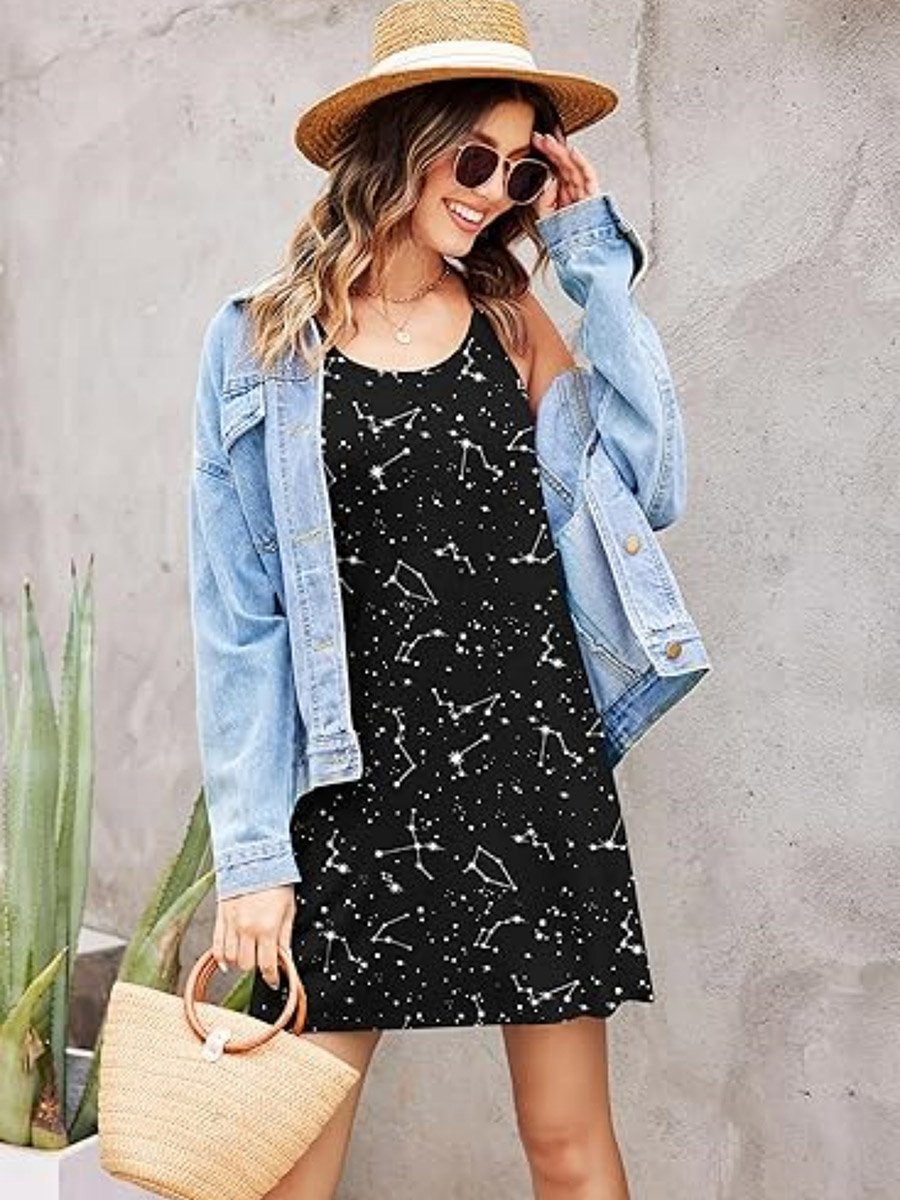 Women Black Strappy Nightdress