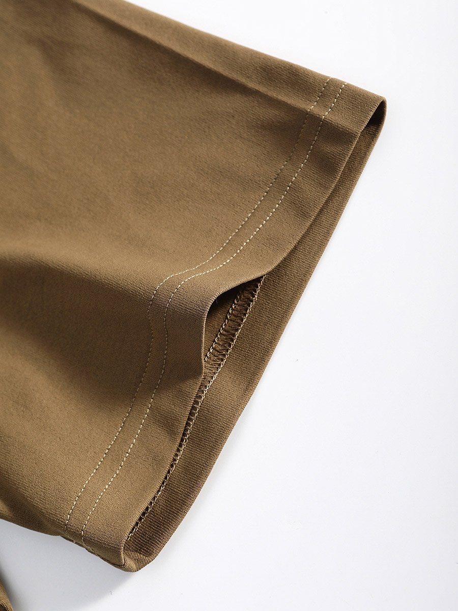 Men Solid Short Sleeve T-Shirt and Shorts Co-Ords