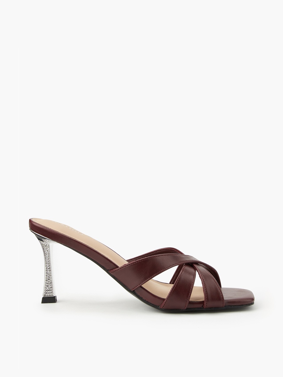 Women Stiletto Heel Slip-On Sandals