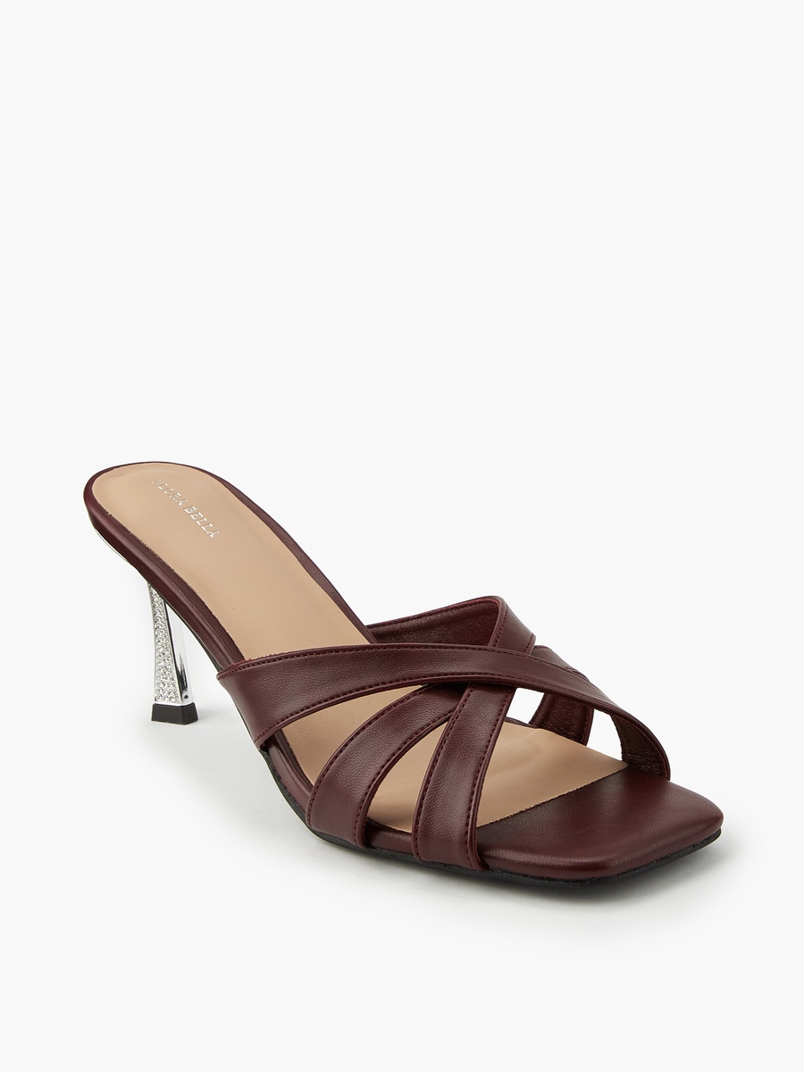 Women Stiletto Heel Slip-On Sandals