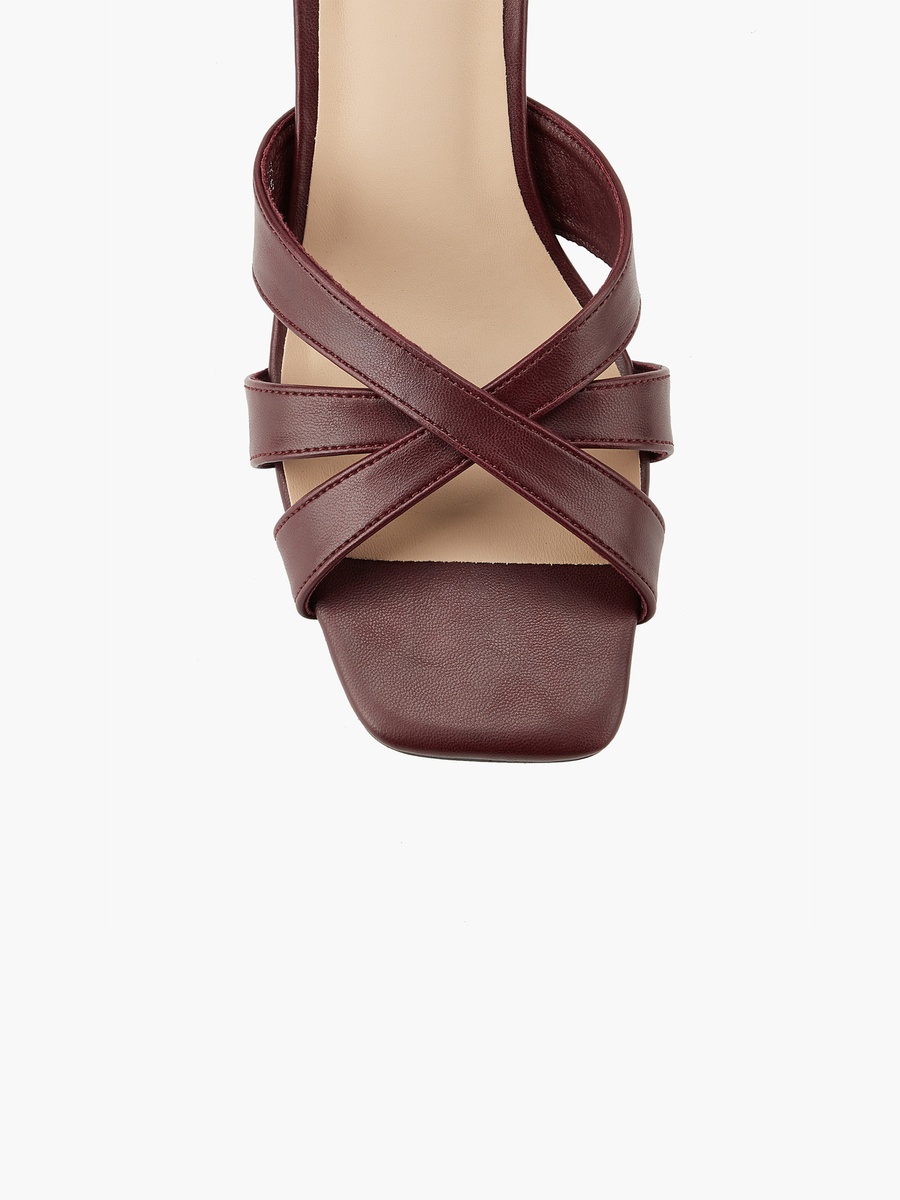 Women Stiletto Heel Slip-On Sandals