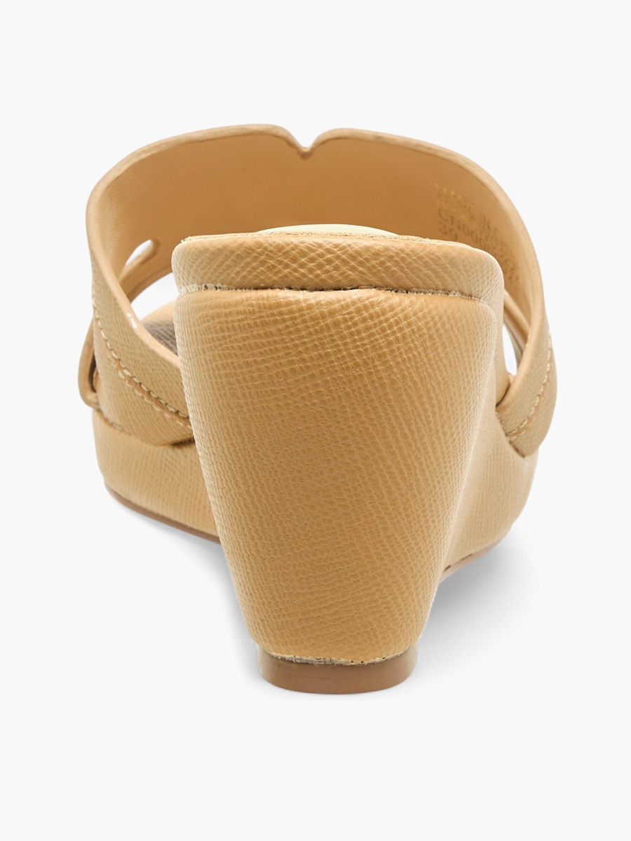 Women Textured Wedge Heel Sandals
