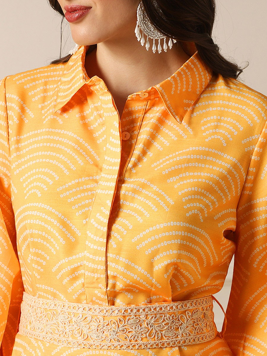 Women All Over Print Shirt and Palazzos Fusion Co-Ords