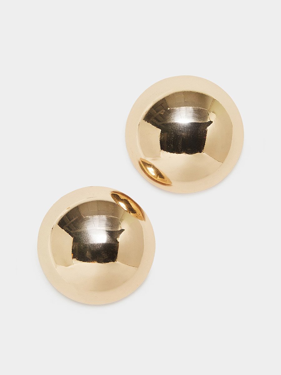 Pack of 2 - Gold Stud Earrings