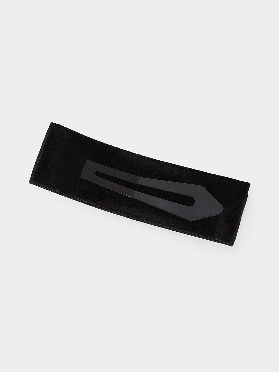 Black Rhinestone Hair Clip