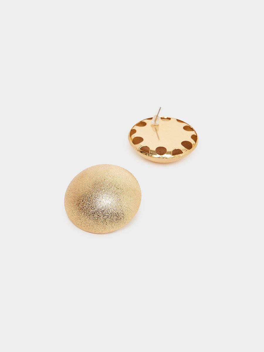 Round Disc Earrings