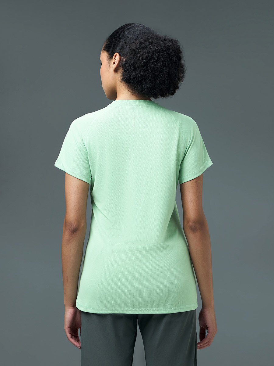 Women Solid Slim Fit Crew Neck T-Shirt
