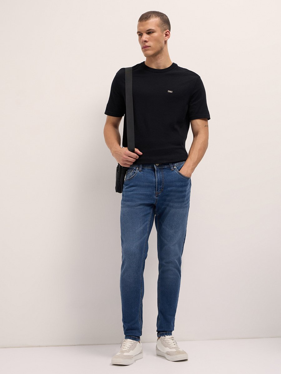 Men Mid Rise Slim Fit Jeans 