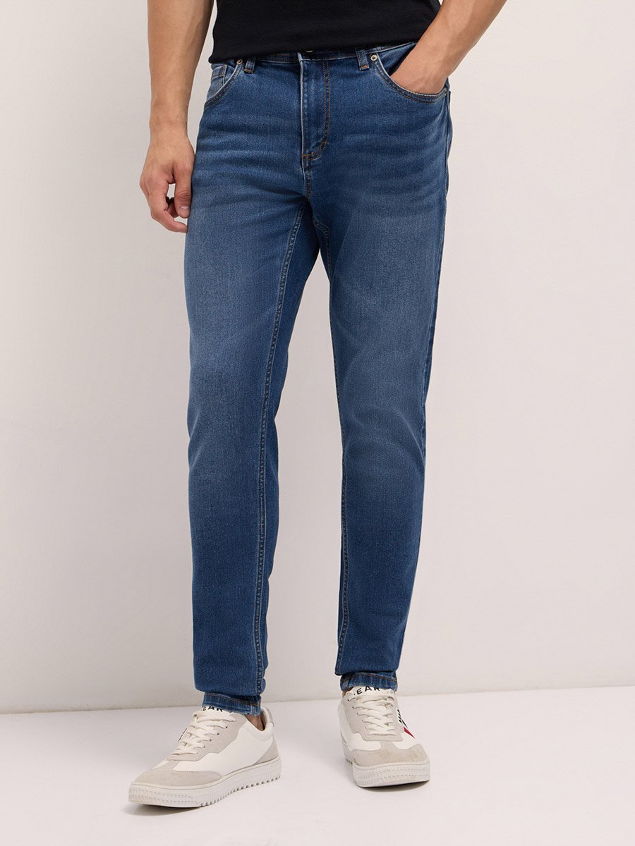 Men Mid Rise Slim Fit Jeans 