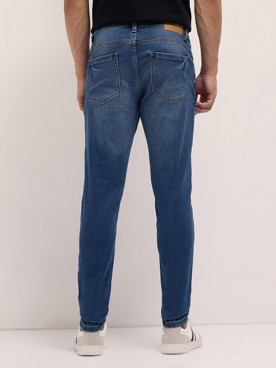 Men Mid Rise Slim Fit Jeans 