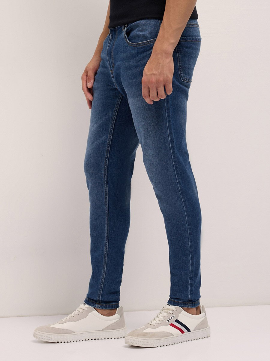 Men Mid Rise Slim Fit Jeans 