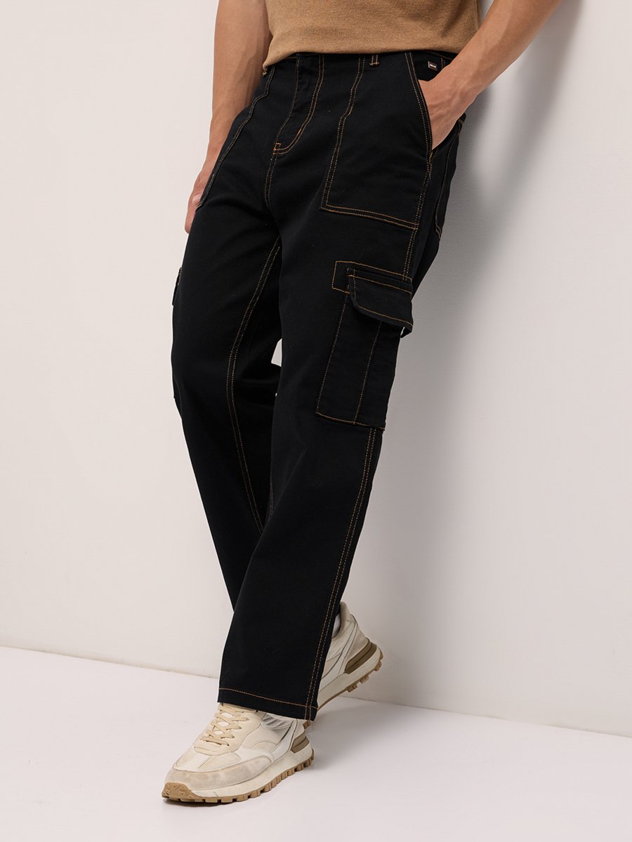 Men Mid Rise Baggy Fit Jeans