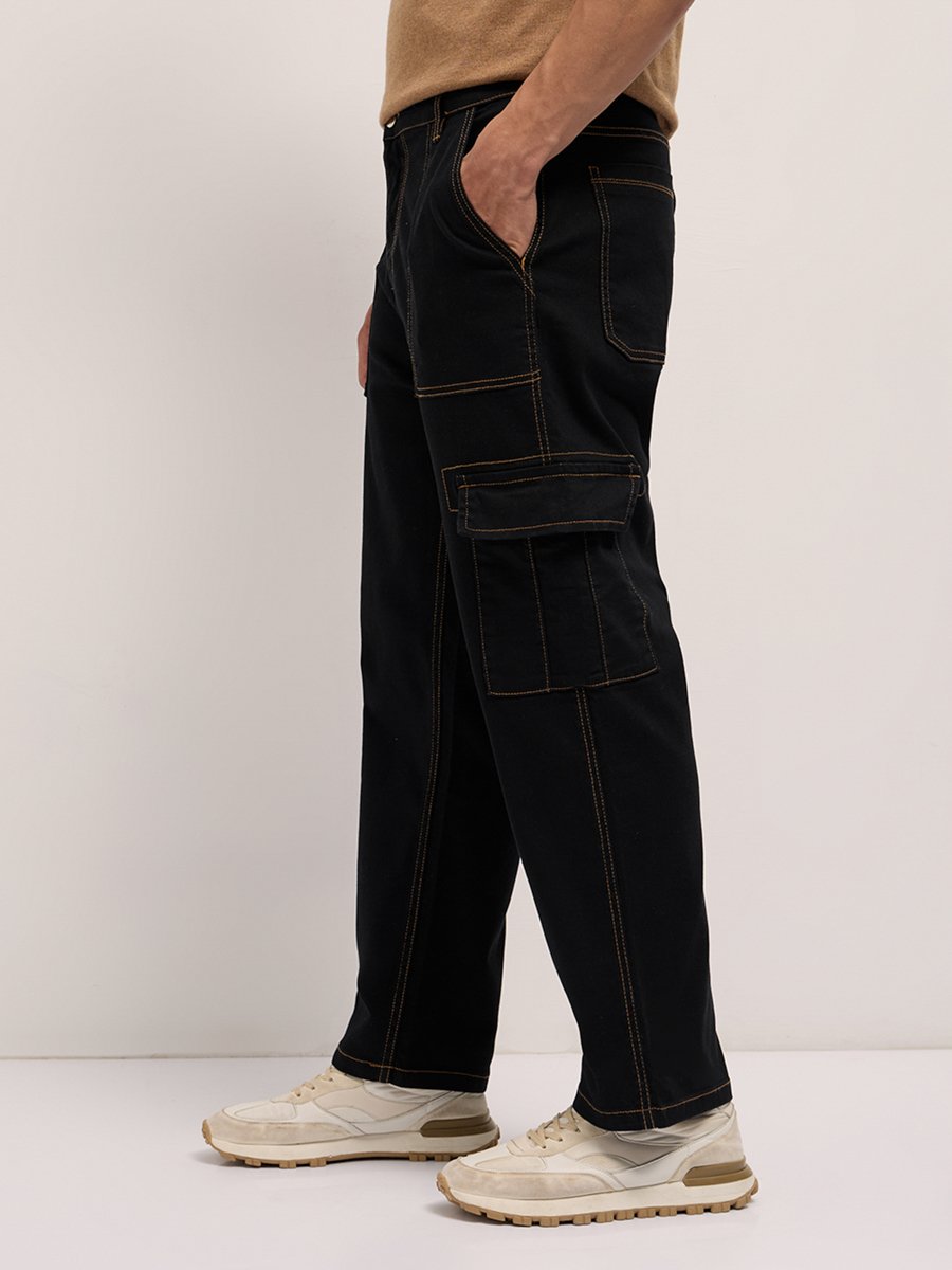 Men Mid Rise Baggy Fit Jeans