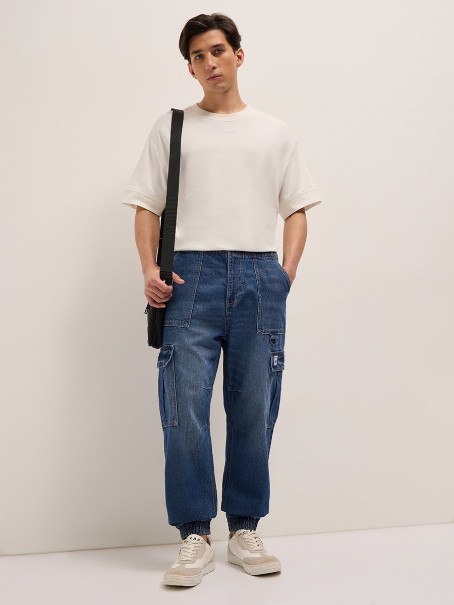 Men Mid Rise Baggy Fit Jeans