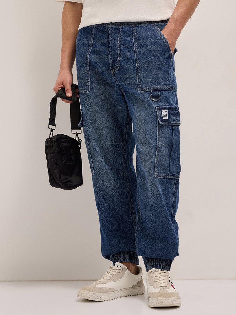 Men Mid Rise Baggy Fit Jeans