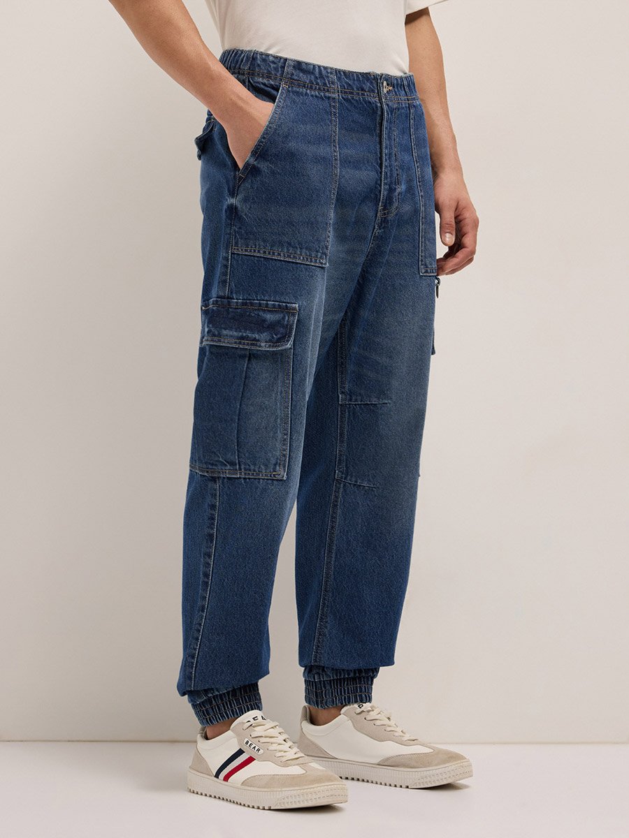 Men Mid Rise Baggy Fit Jeans