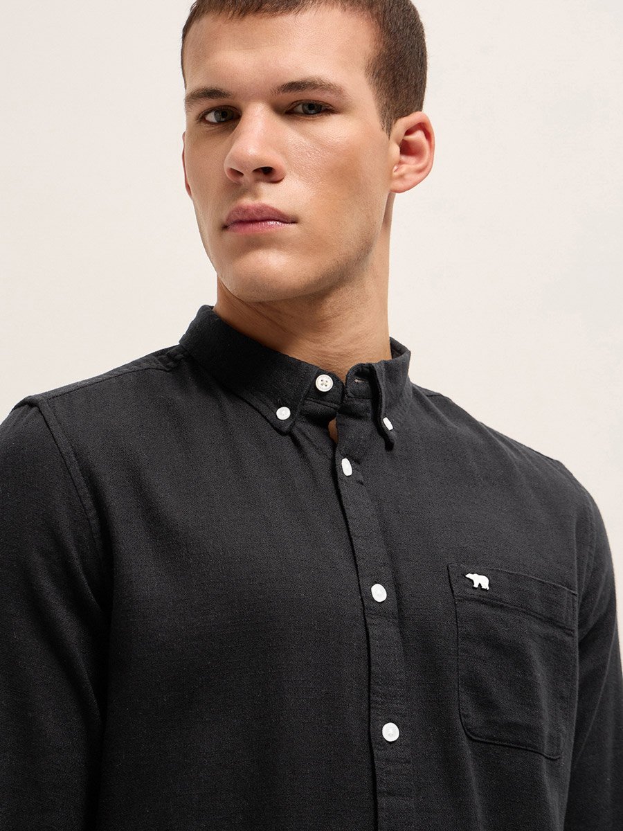 Men Cotton Slim Fit Casual Shirt