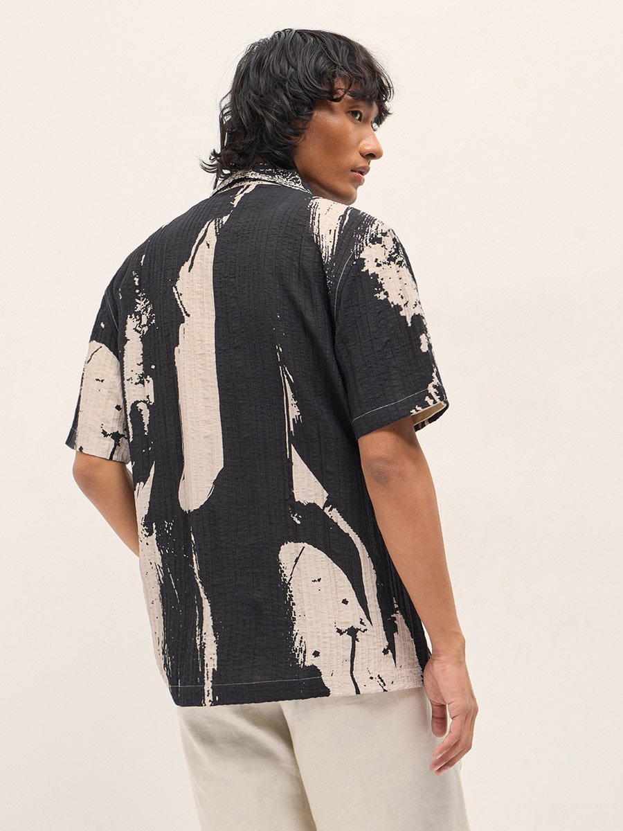Men Printed Relaxed Fit Casual Shirt