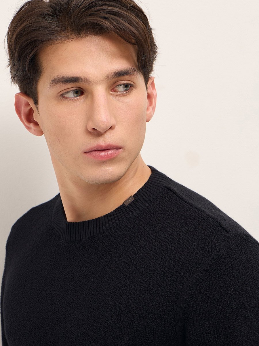 Men Pure Cotton Flat Knit Regular Fit T-Shirt