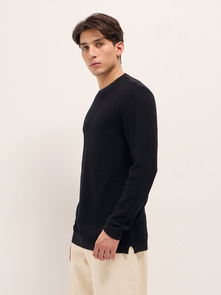 Men Pure Cotton Flat Knit Regular Fit T-Shirt
