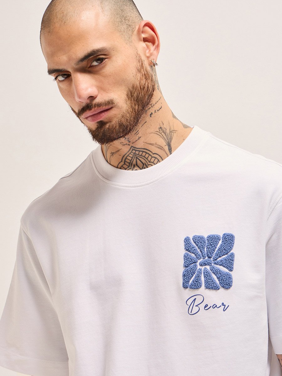 Men Pure Cotton Printed Oversized T-Shirt