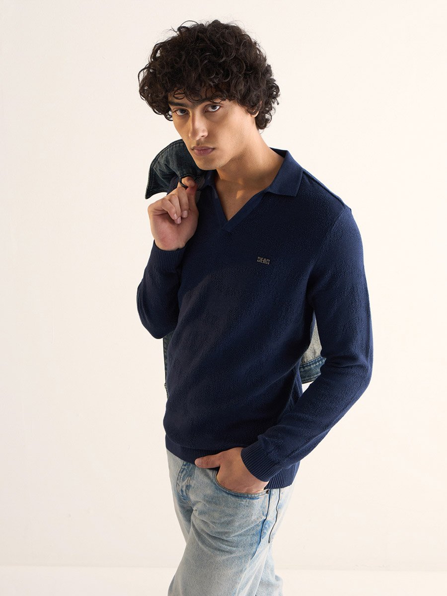 Men Cotton Slim Fit Polo