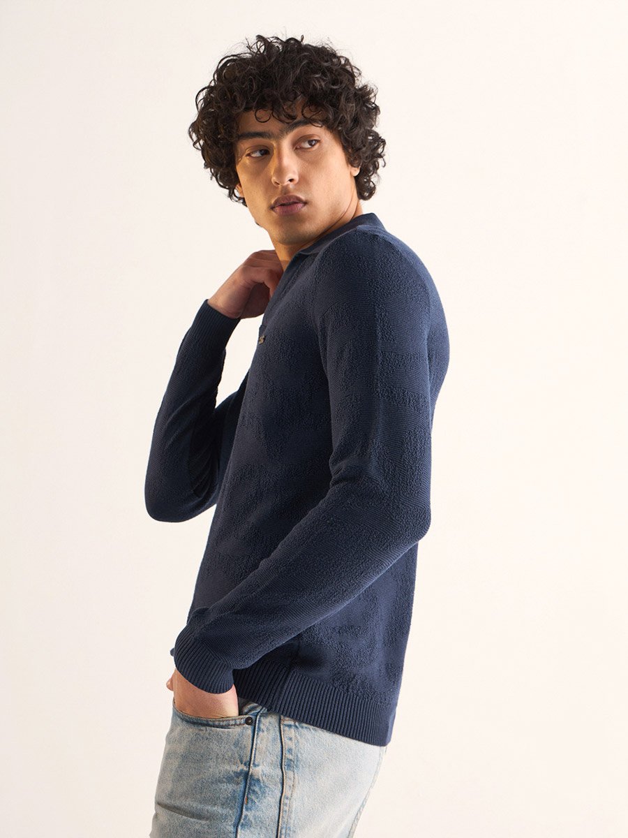 Men Cotton Slim Fit Polo