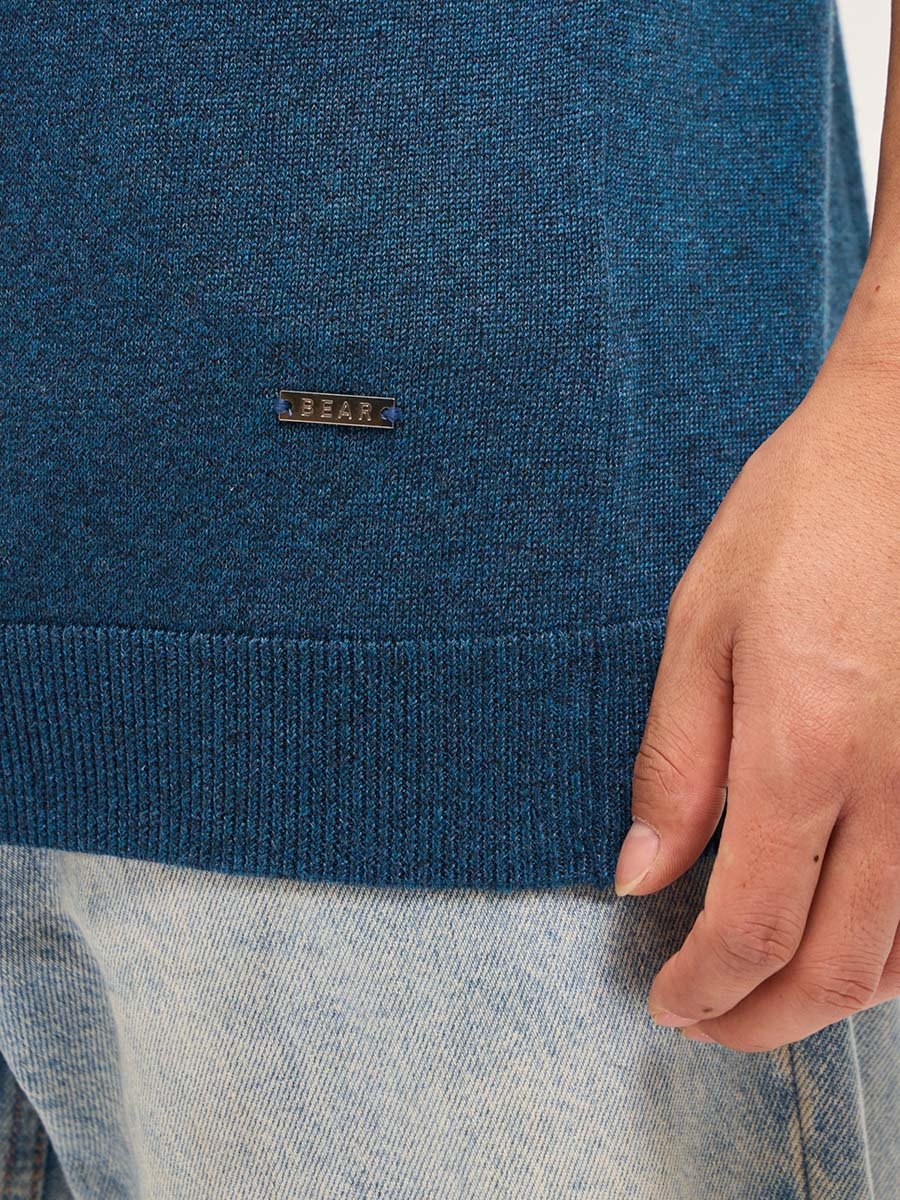 Men Solid Cotton Regular Fit Polo