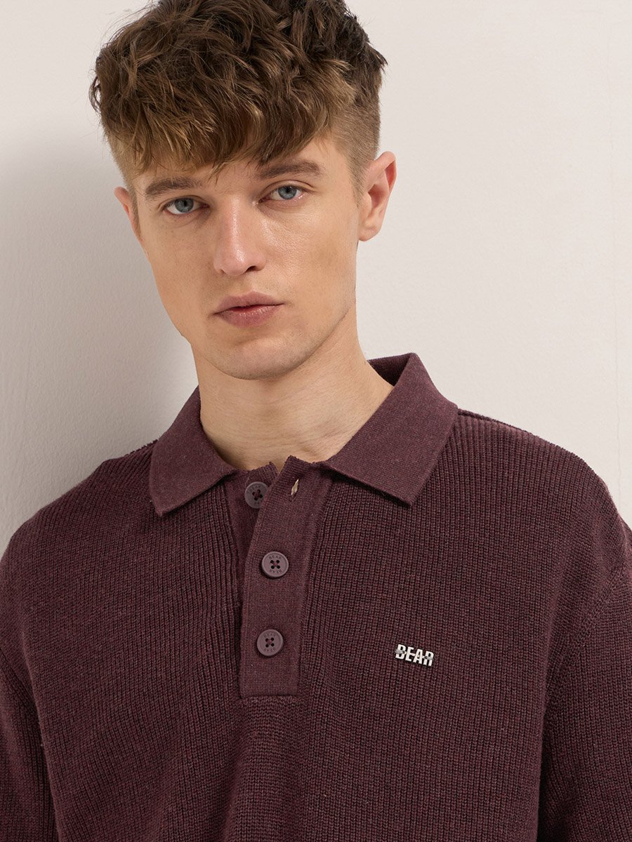 Men Cotton Relaxed Fit Polo