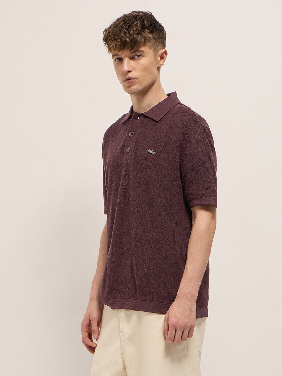 Men Cotton Relaxed Fit Polo