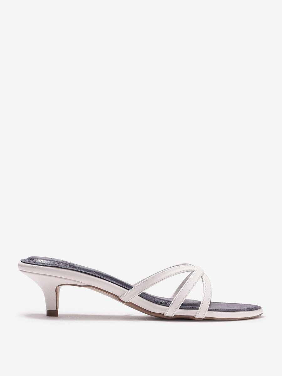 Women Strappy Low Heel Slip-On Sandals