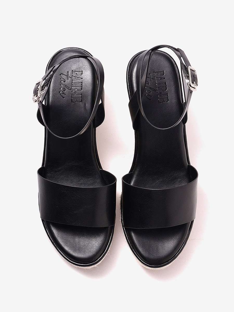 Women Espadrille Wedge Sandals with Ankle Strap