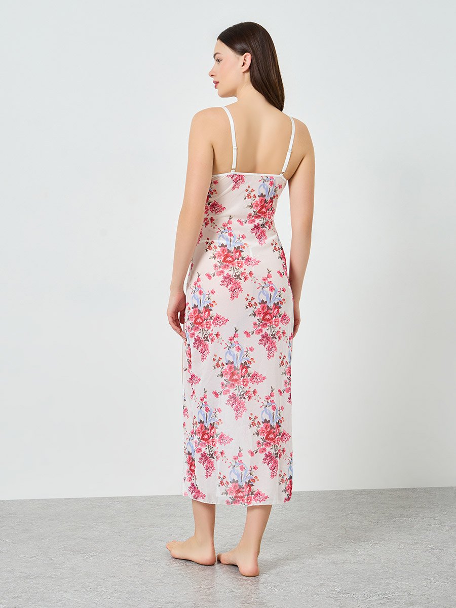 Women Floral Lace Slip Dress with Brief For Women at Bahrain | Styli Women Floral Lace Slip Dress with Brief For Women at Bahrain | Styli