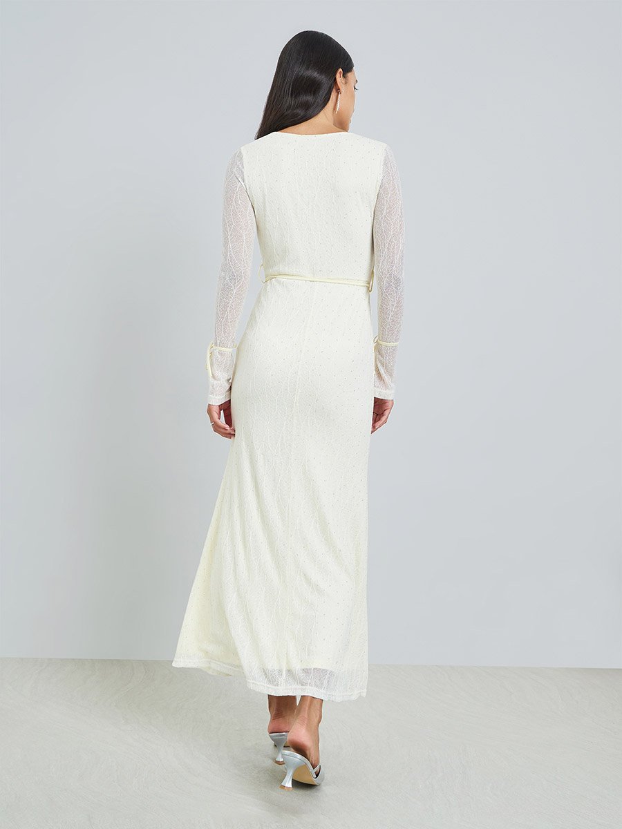knee length dresses for ladies Women's Dresses Annabel Bodycon Maxi Dress White XL by Selfie Leslie Clearance main image 0