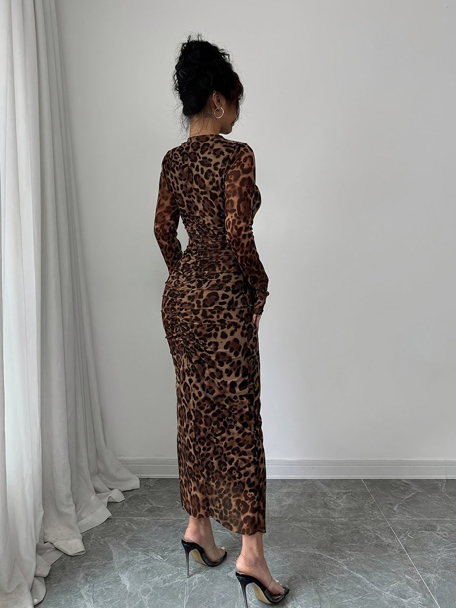 black long dress maxi Angela Black Velvet Burnout Long Sleeve Maxi Dress - XS Size - Women's Dresses main image 0