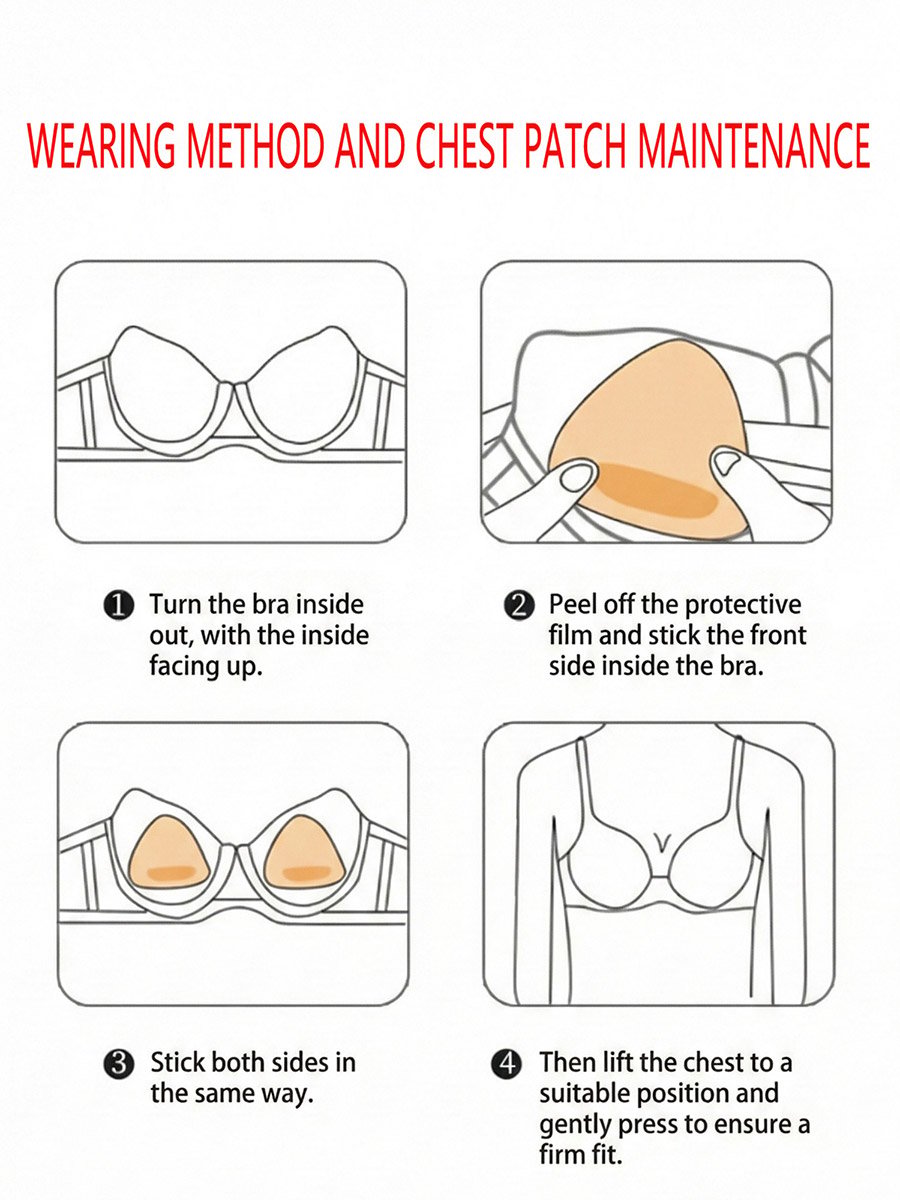 Silicone Double Side Stick-On Push Up Bra