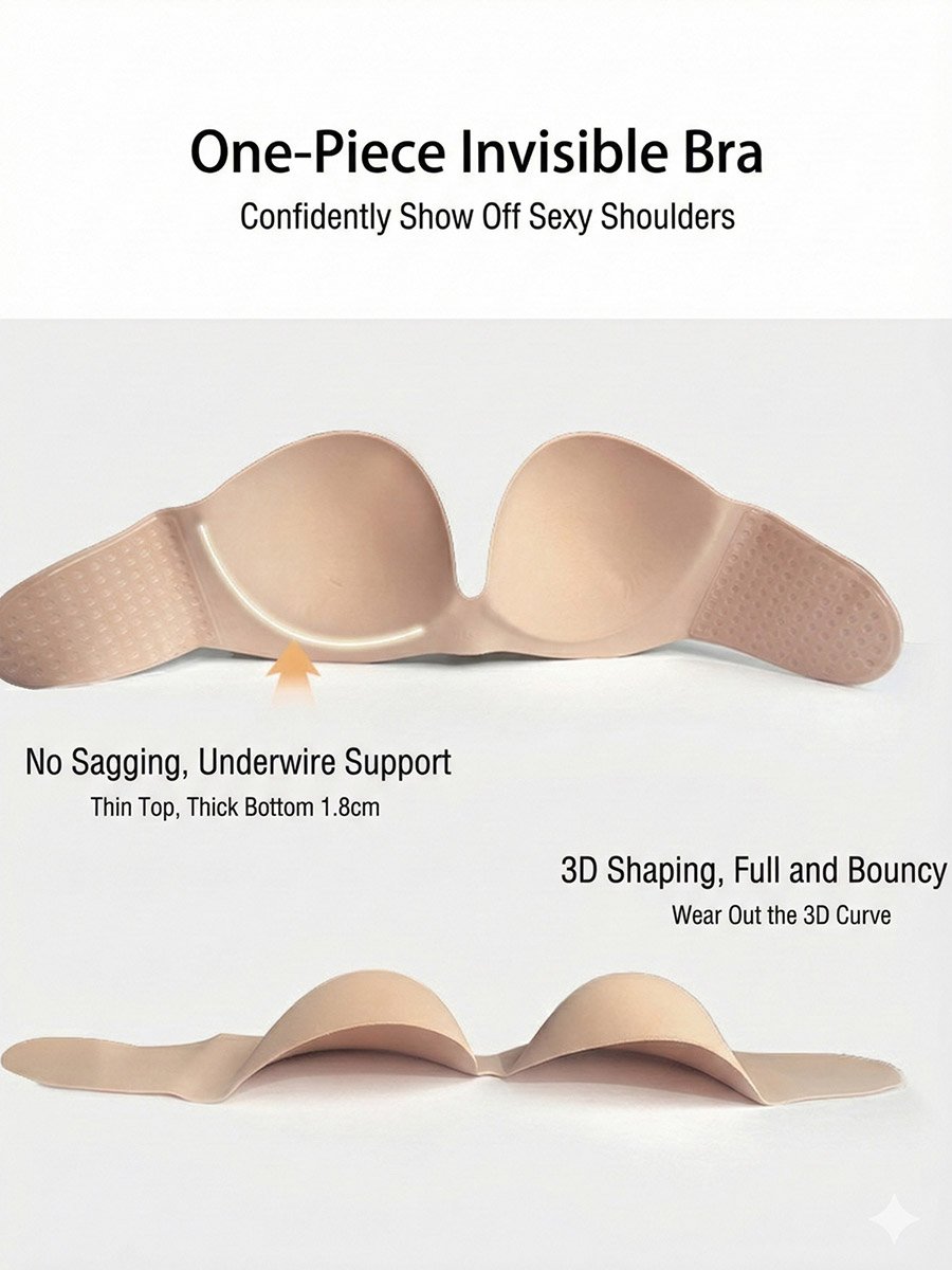Inner Silicone Stick-On Anti Slip Strapless Bra