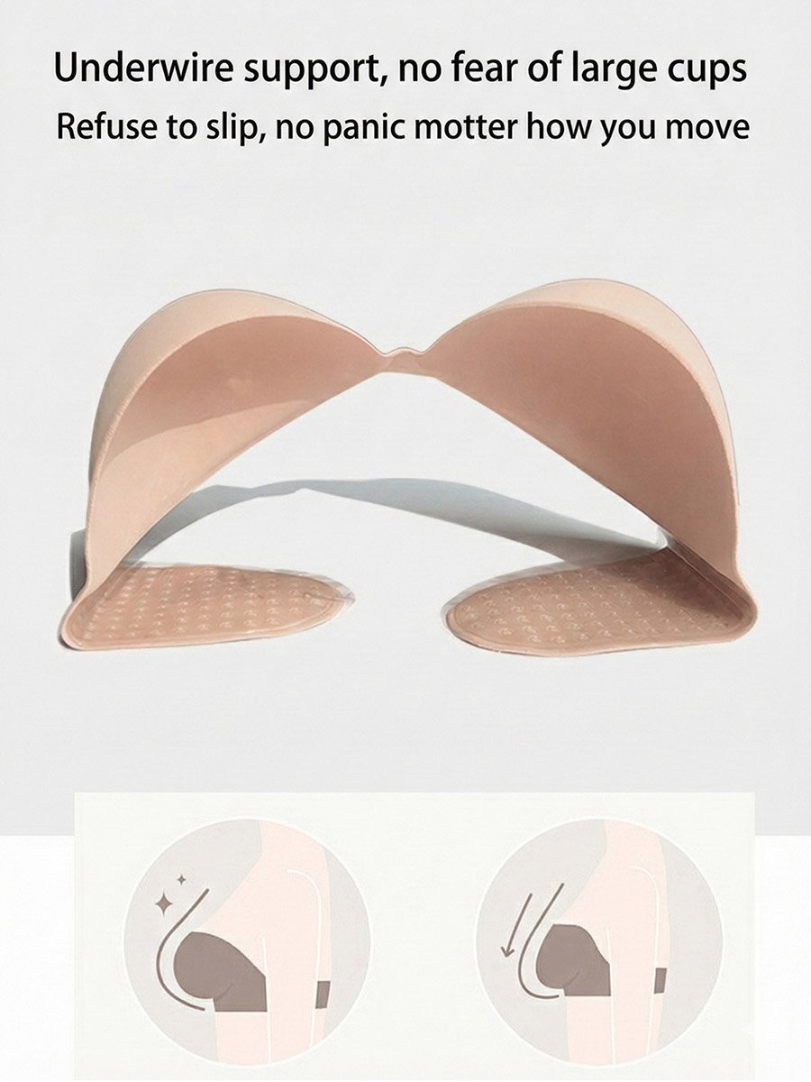 Inner Silicone Stick-On Anti Slip Strapless Bra