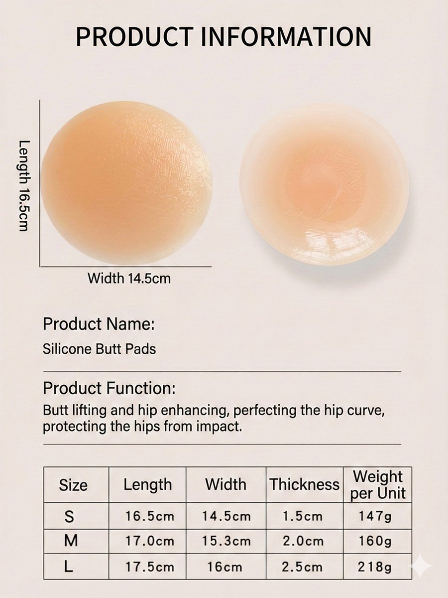 Silicone Stick-On Hip Patch