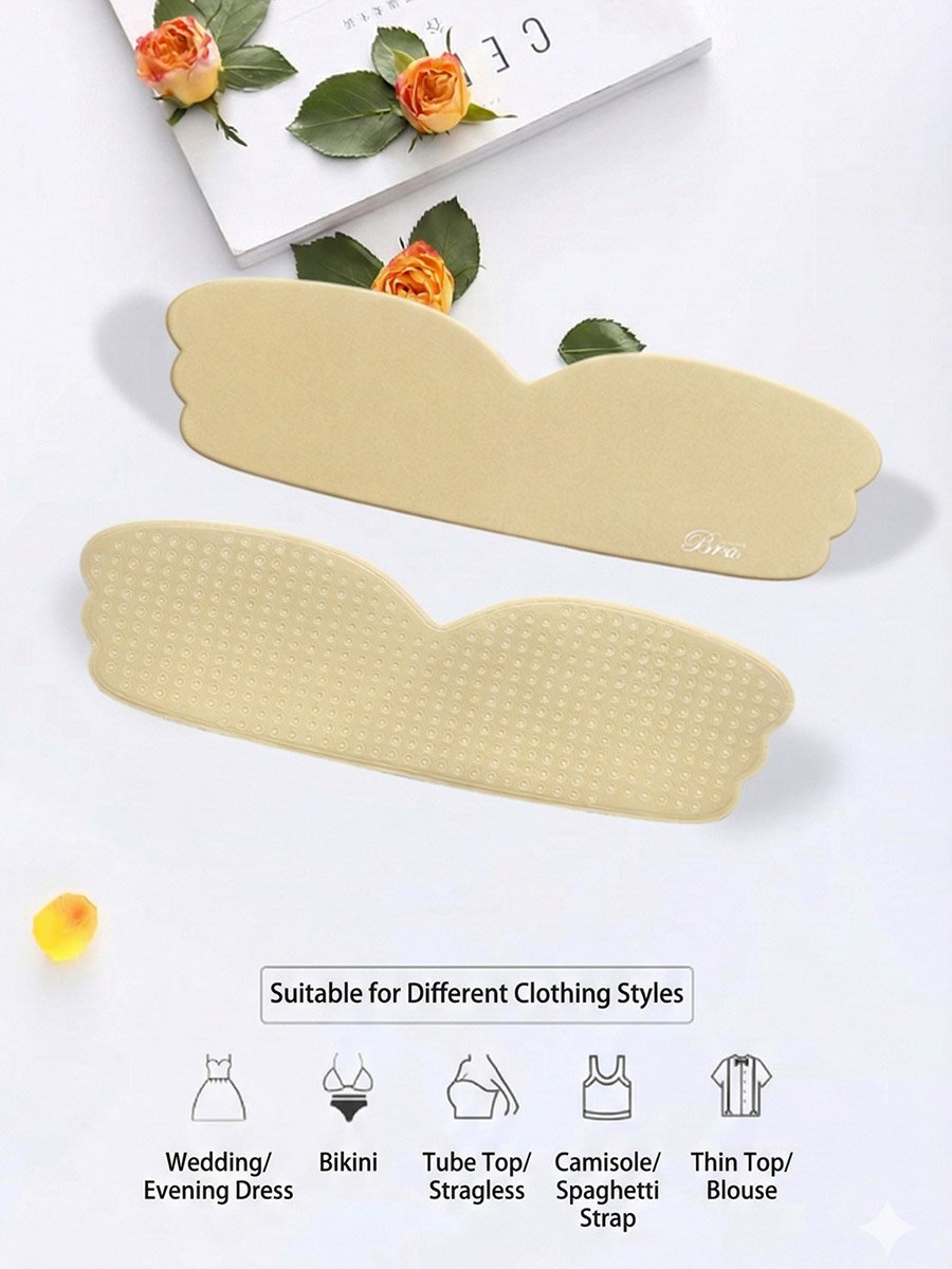 Inner Silicone Anti-Slip Strapless Stick-On Bra